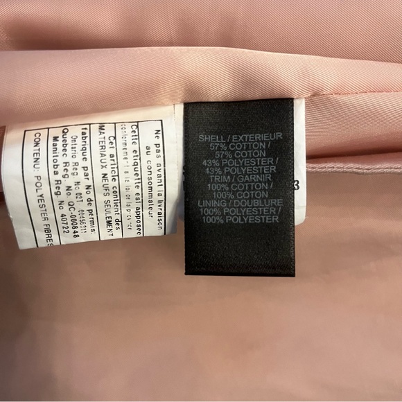 Sam Edelman double breasted trench coat blush Belted Size XL - Picture 5 of 9